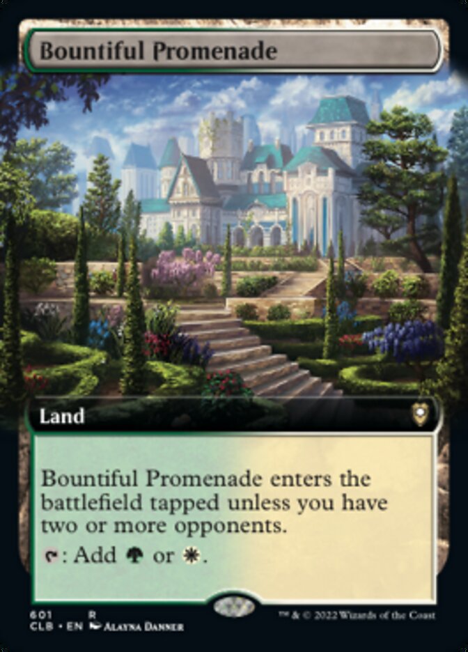 Bountiful Promenade (Extended Art) [Commander Legends: Battle for Baldur's Gate] | Enigma On Main