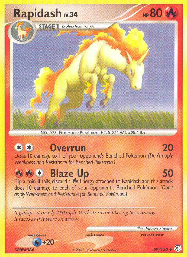 Rapidash (59/130) [Diamond & Pearl: Base Set] | Enigma On Main