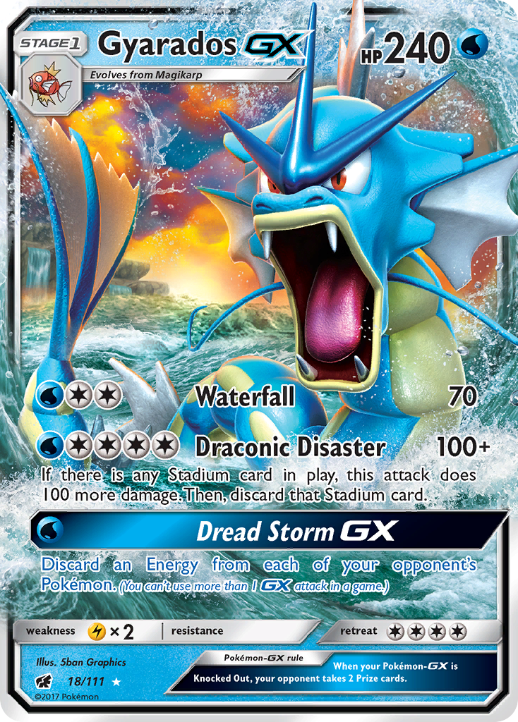 Gyarados GX (18/111) [Sun & Moon: Crimson Invasion] | Enigma On Main