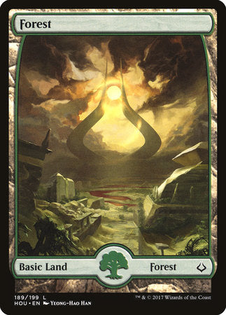 Forest (189) - Full Art [Hour of Devastation] | Enigma On Main