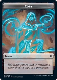 Copy // Kor Warrior Double-sided Token [Zendikar Rising Tokens] | Enigma On Main