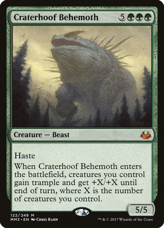 Craterhoof Behemoth [Modern Masters 2017] | Enigma On Main