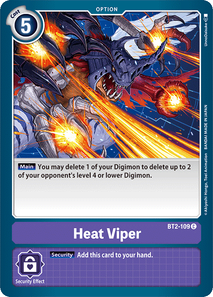 Heat Viper [BT2-109] [Release Special Booster Ver.1.0] | Enigma On Main