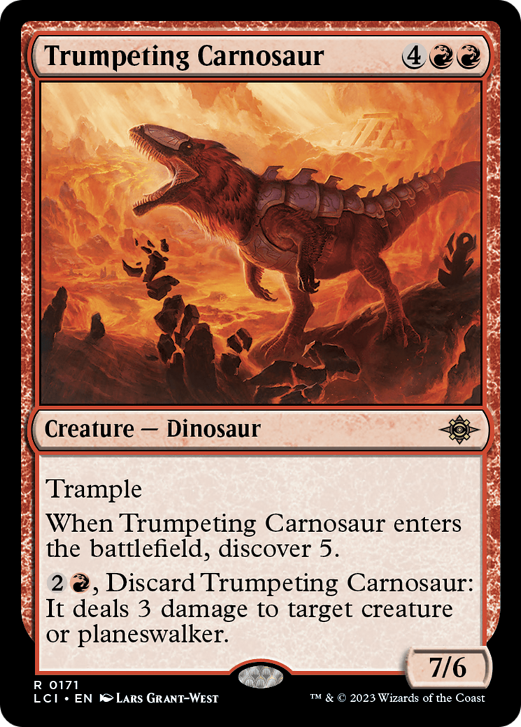 Trumpeting Carnosaur [The Lost Caverns of Ixalan] | Enigma On Main