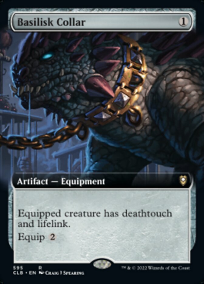 Basilisk Collar (Extended Art) [Commander Legends: Battle for Baldur's Gate] | Enigma On Main