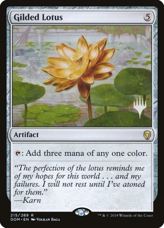 Gilded Lotus [Dominaria Promos] | Enigma On Main