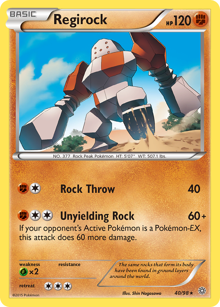 Regirock (40/98) [XY: Ancient Origins] | Enigma On Main