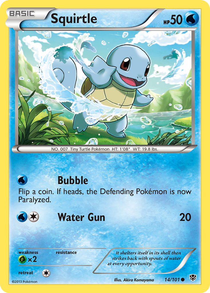 Squirtle (14/101) [Black & White: Plasma Blast] | Enigma On Main