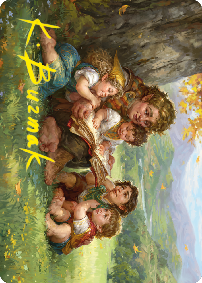 Samwise Gamgee Art Card (19/81) (Gold-Stamped Signature) [The Lord of the Rings: Tales of Middle-earth Art Series] | Enigma On Main