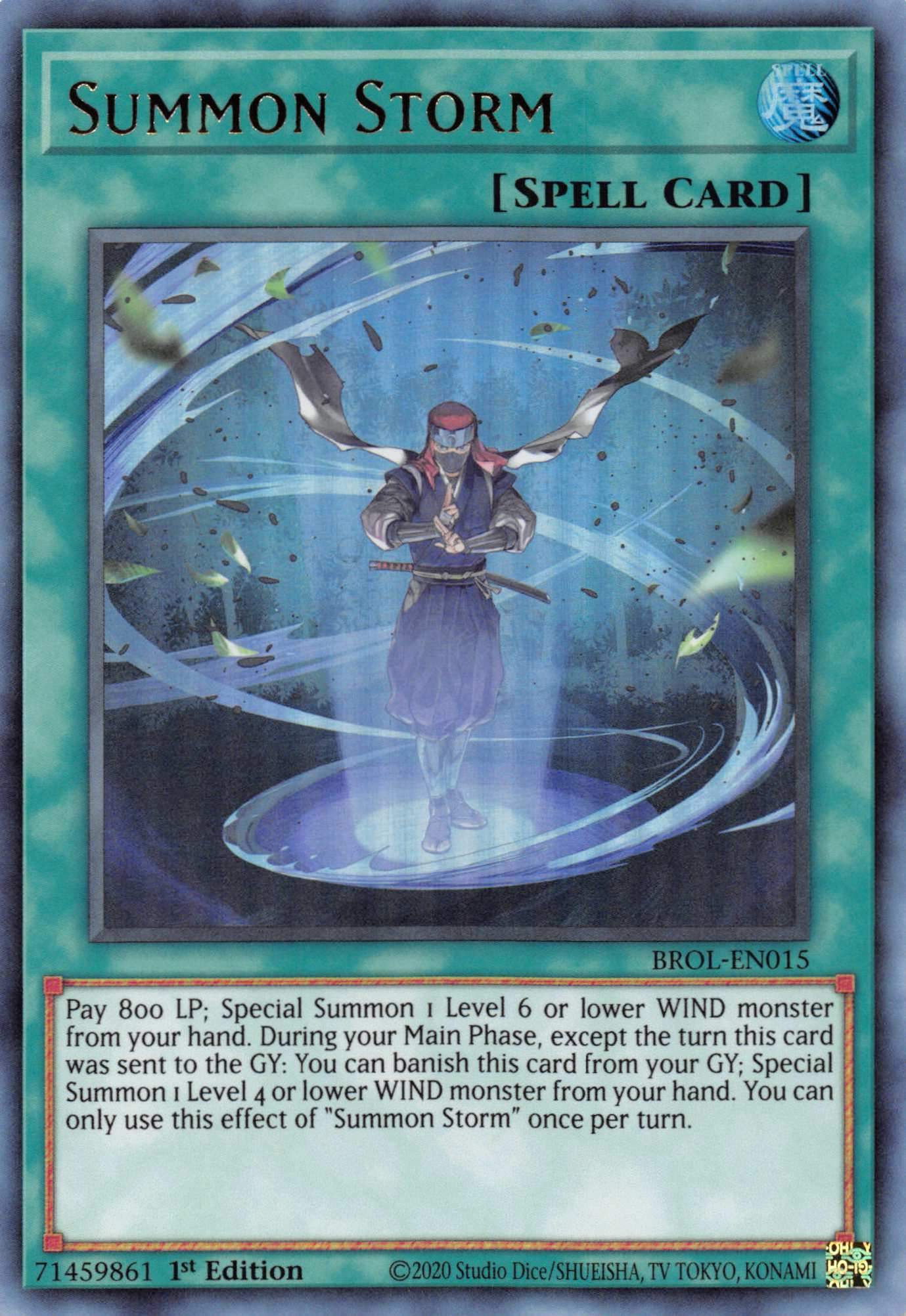 Summon Storm [BROL-EN015] Ultra Rare | Enigma On Main