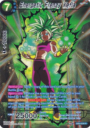 Energetic Frenzy Kefla (DB2-039) [Collector's Selection Vol. 2] | Enigma On Main