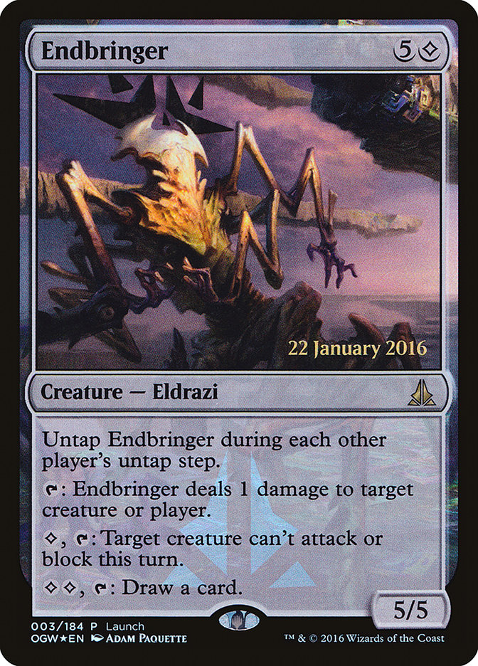 Endbringer (Prerelease) [Oath of the Gatewatch Promos] | Enigma On Main