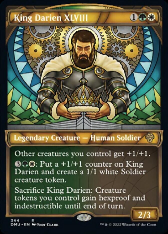 King Darien XLVIII (Showcase Textured) [Dominaria United] | Enigma On Main