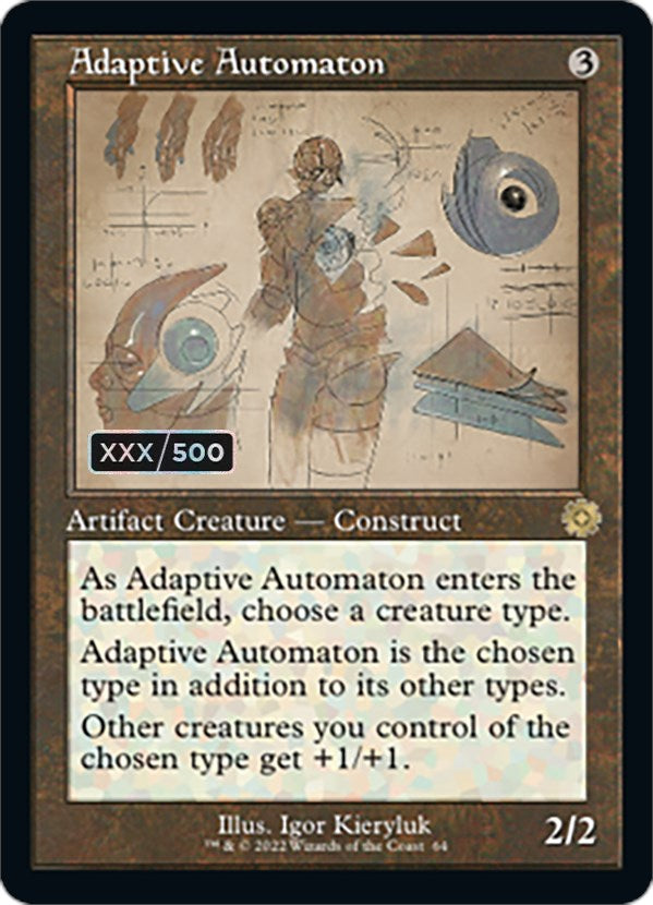 Adaptive Automaton (Retro Schematic) (Serial Numbered) [The Brothers' War Retro Artifacts] | Enigma On Main