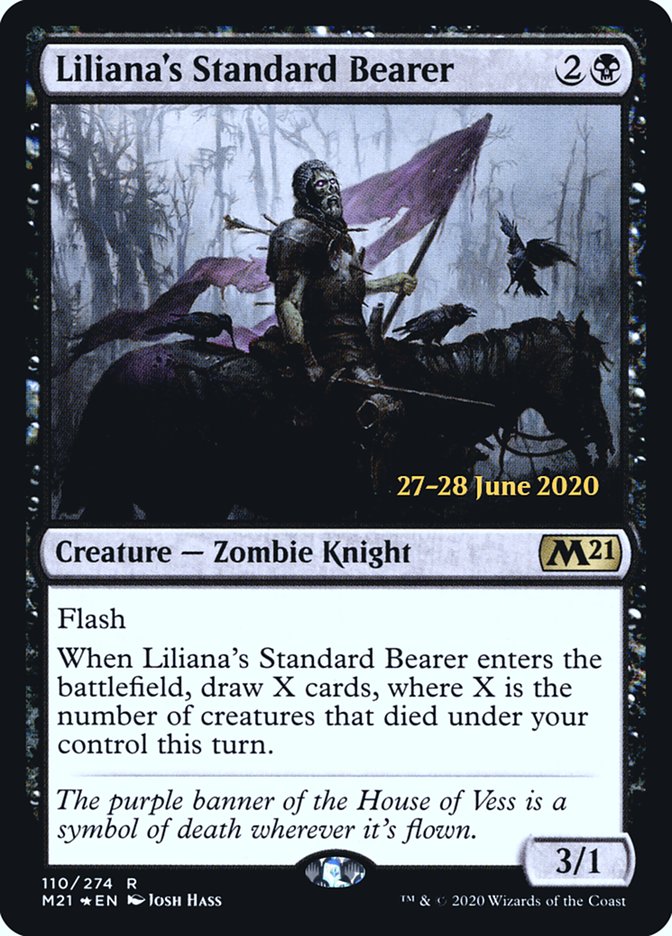 Liliana's Standard Bearer  [Core Set 2021 Prerelease Promos] | Enigma On Main