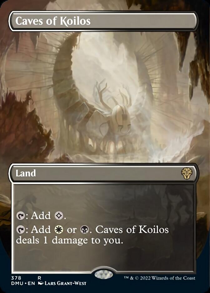 Caves of Koilos (Borderless Alternate Art) [Dominaria United] | Enigma On Main