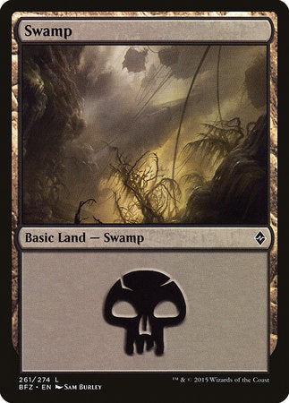 Swamp (261) [Battle for Zendikar] | Enigma On Main