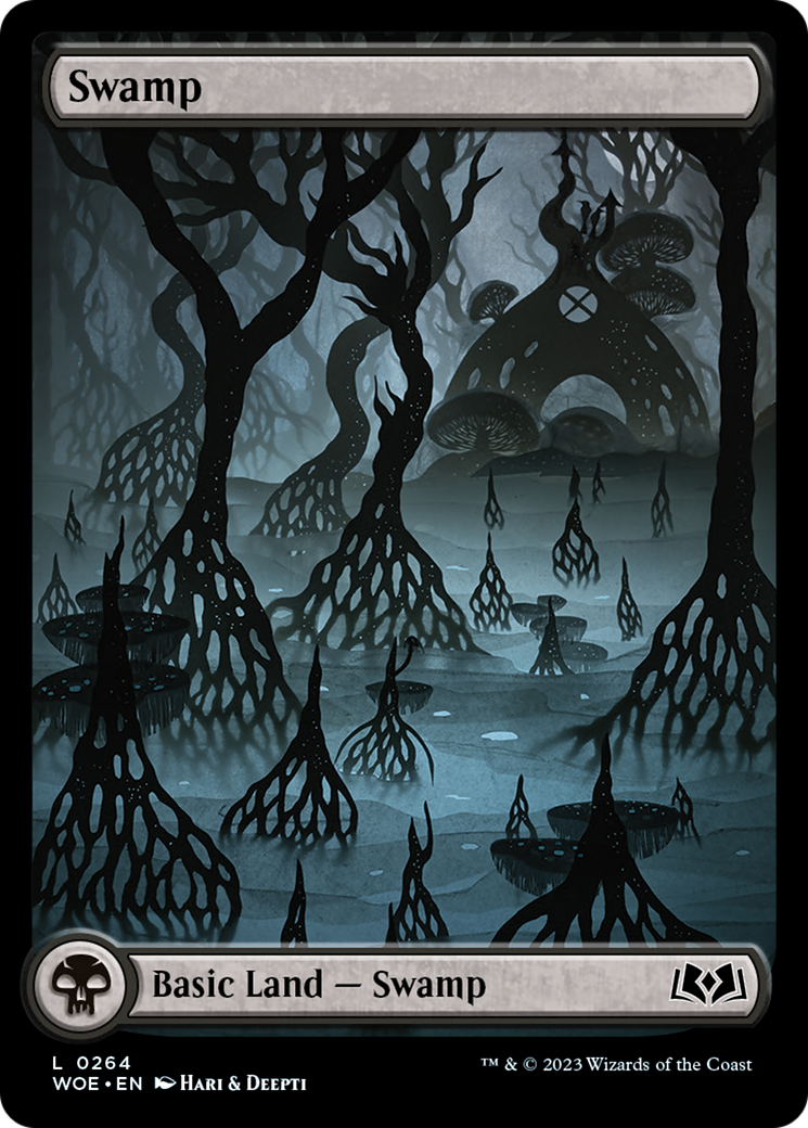 Swamp (264) (Full-Art) [Wilds of Eldraine] | Enigma On Main