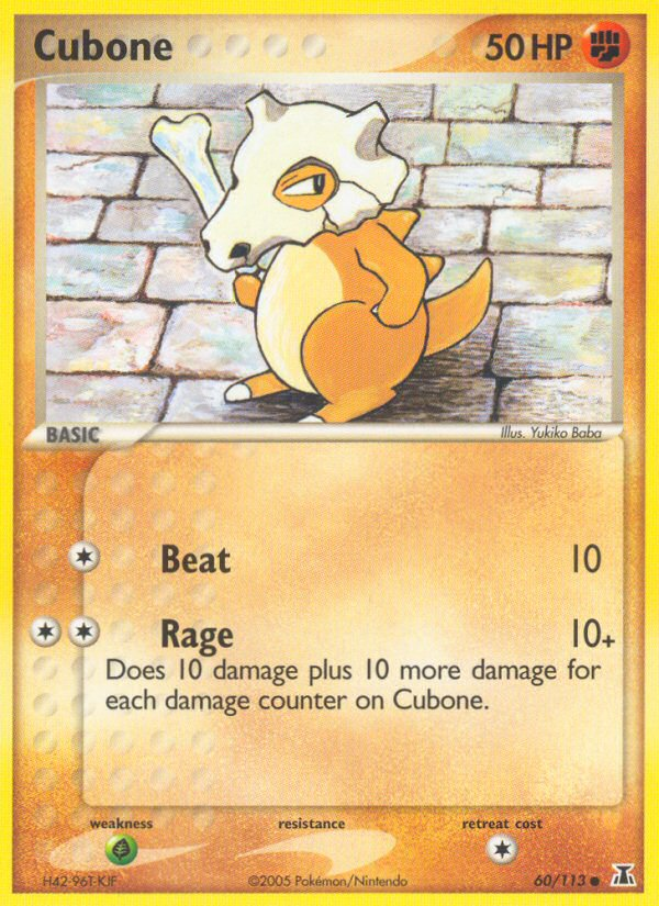 Cubone (60/113) [EX: Delta Species] | Enigma On Main