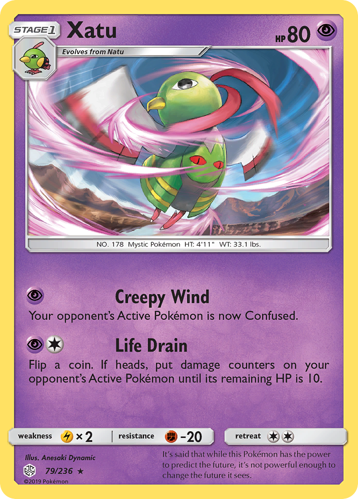 Xatu (79/236) [Sun & Moon: Cosmic Eclipse] | Enigma On Main