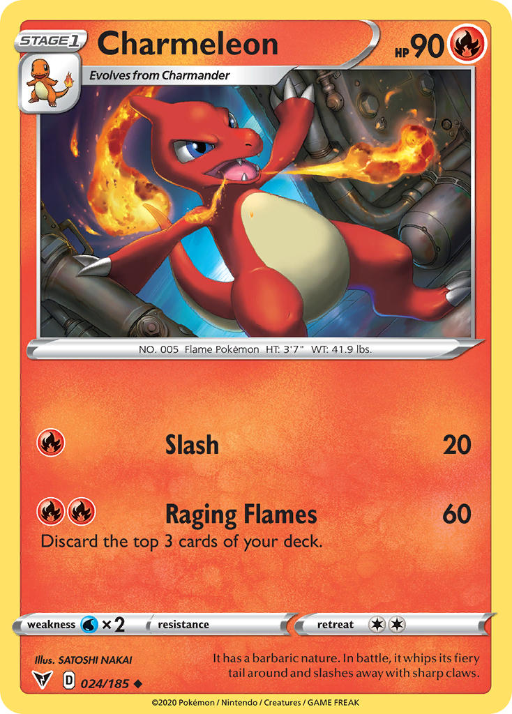 Charmeleon (024/185) [Sword & Shield: Vivid Voltage] | Enigma On Main