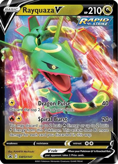 Rayquaza V (SWSH147) [Sword & Shield: Black Star Promos] | Enigma On Main