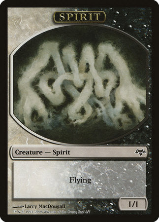 Spirit Token (Black/White) [Eventide Tokens] | Enigma On Main