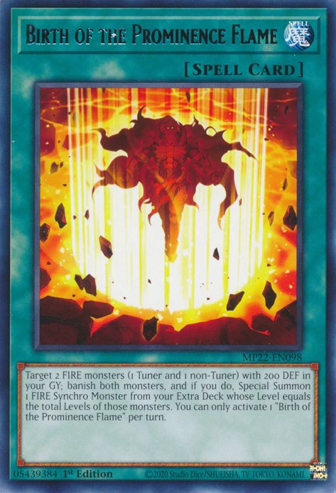 Birth of the Prominence Flame [MP22-EN098] Rare | Enigma On Main