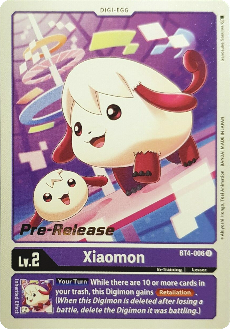 Xiaomon [BT4-006] [Great Legend Pre-Release Promos] | Enigma On Main