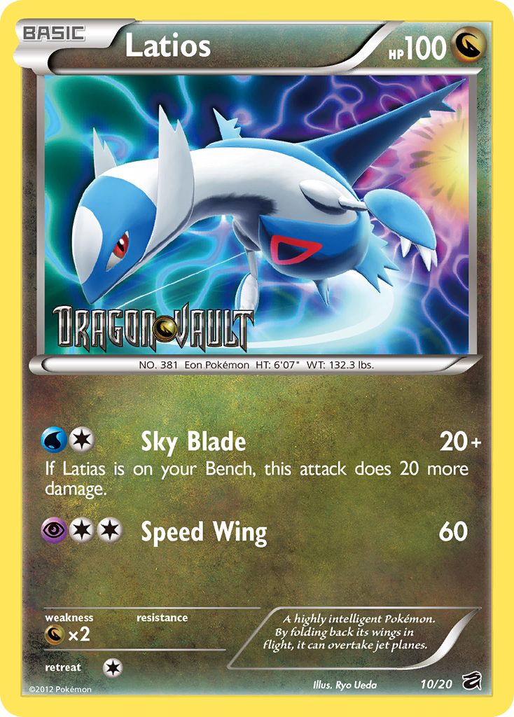 Latios (10/20) (Blister Exclusive) [Black & White: Dragon Vault] | Enigma On Main