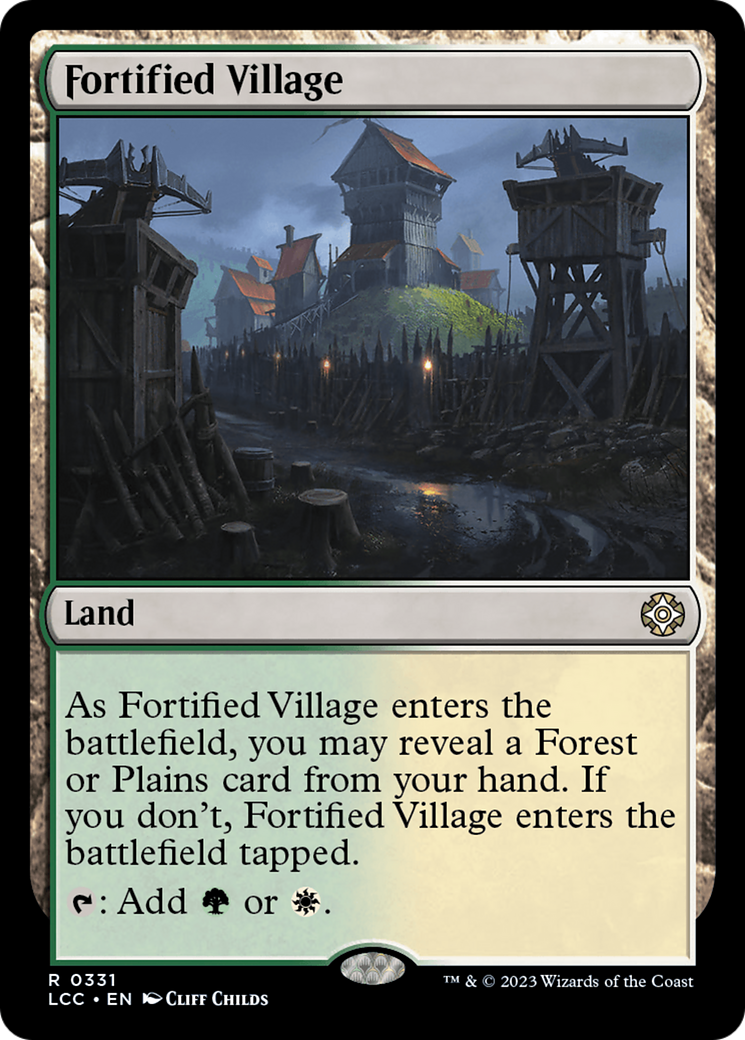 Fortified Village [The Lost Caverns of Ixalan Commander] | Enigma On Main