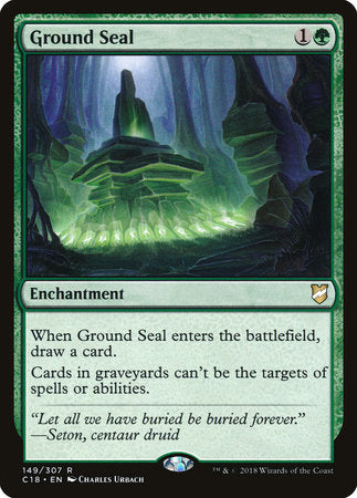 Ground Seal [Commander 2018] | Enigma On Main