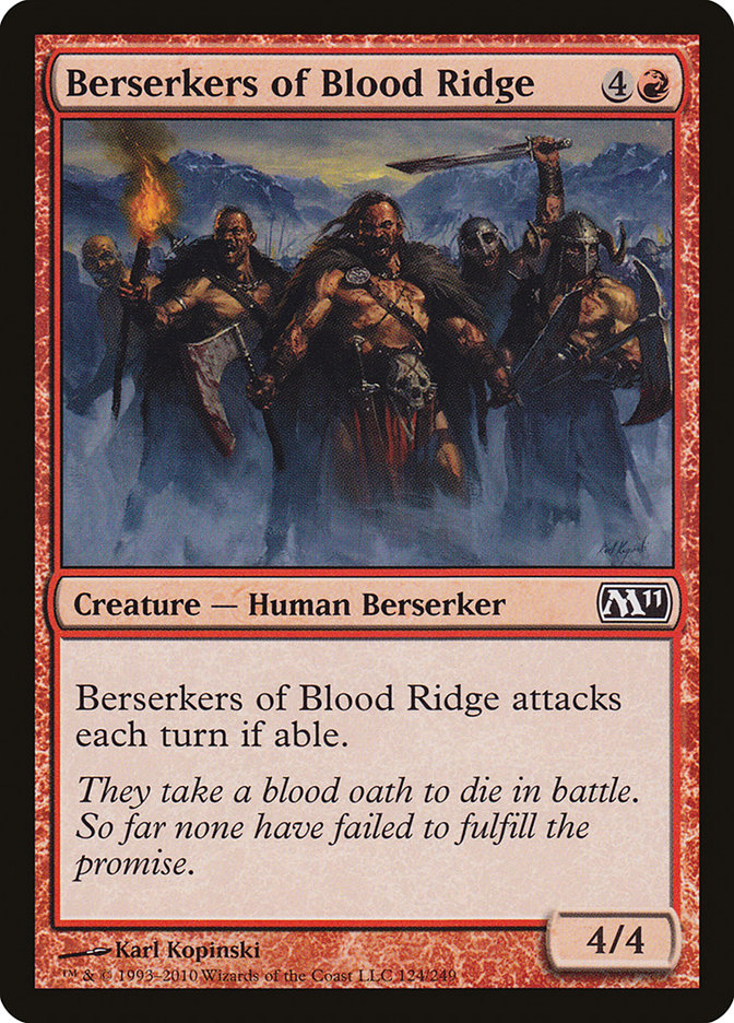 Berserkers of Blood Ridge [Magic 2011] | Enigma On Main