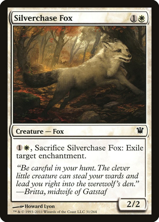 Silverchase Fox [Innistrad] | Enigma On Main