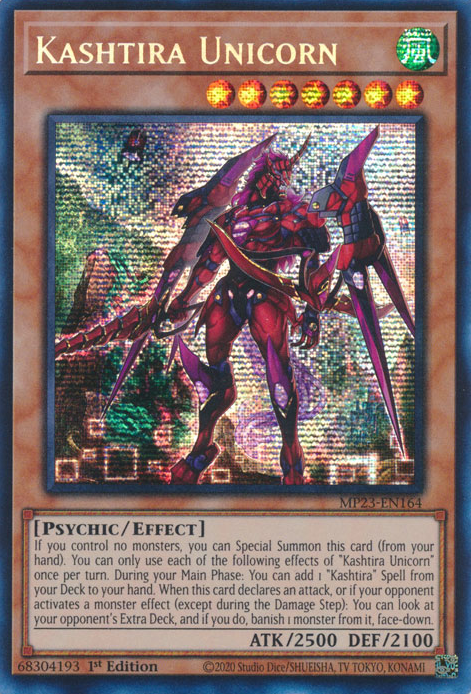 Kashtira Unicorn [MP23-EN164] Prismatic Secret Rare | Enigma On Main