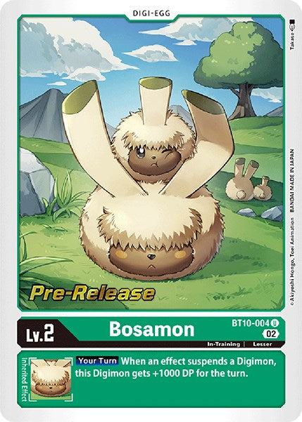 Bosamon [BT10-004] [Xros Encounter Pre-Release Cards] | Enigma On Main