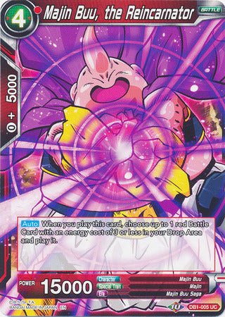 Majin Buu, the Reincarnator (DB1-005) [Dragon Brawl] | Enigma On Main