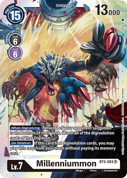 Millenniummon [BT2-083] [Release Special Booster Ver.1.0] | Enigma On Main