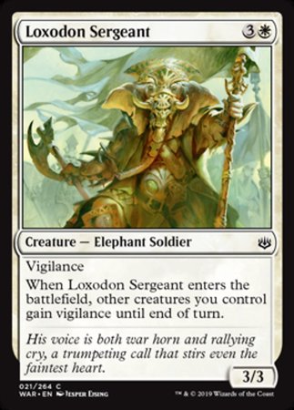 Loxodon Sergeant [War of the Spark] | Enigma On Main