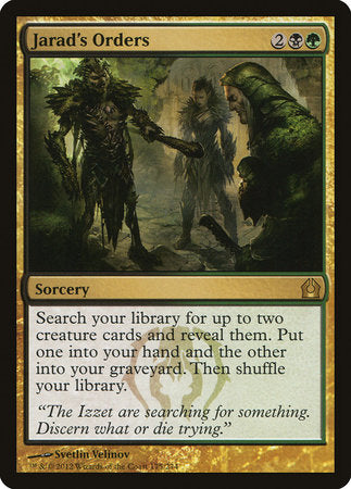 Jarad's Orders [Return to Ravnica] | Enigma On Main