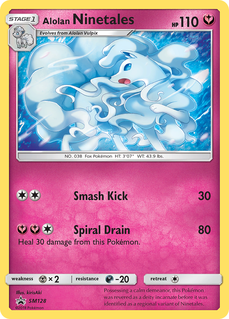 Alolan Ninetales (SM128) [Sun & Moon: Black Star Promos] | Enigma On Main