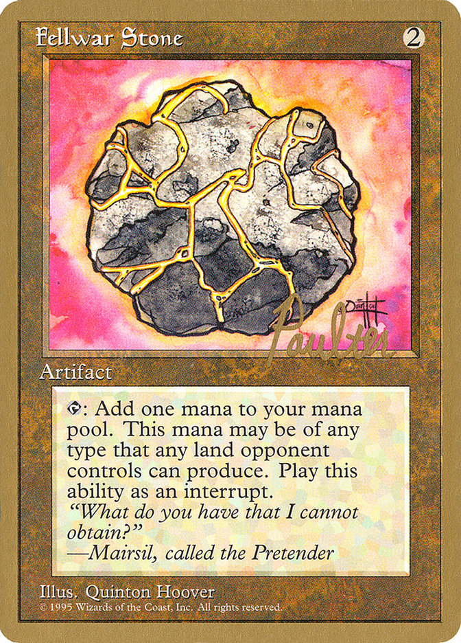 Fellwar Stone (Preston Poulter) [Pro Tour Collector Set] | Enigma On Main