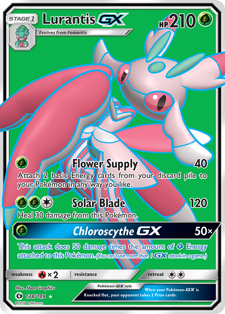 Lurantis GX (138/149) [Sun & Moon: Base Set] | Enigma On Main