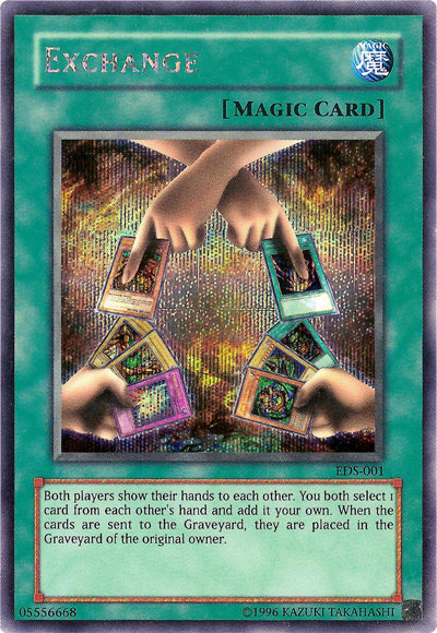 Exchange [EDS-001] Secret Rare | Enigma On Main