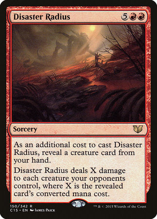 Disaster Radius [Commander 2015] | Enigma On Main