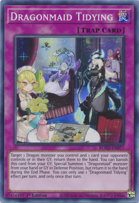 Dragonmaid Tidying [ROTD-EN077] Super Rare | Enigma On Main