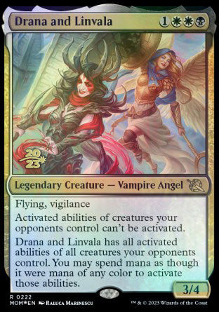 Drana and Linvala [March of the Machine Prerelease Promos] | Enigma On Main