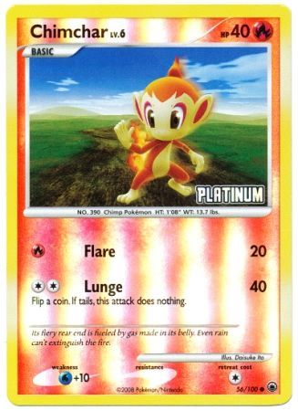 Chimchar (56/100) [Burger King Promos: 2009 Collection] | Enigma On Main