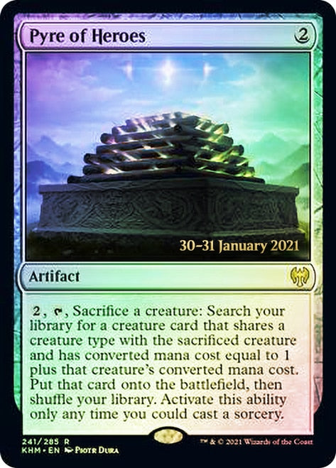 Pyre of Heroes  [Kaldheim Prerelease Promos] | Enigma On Main