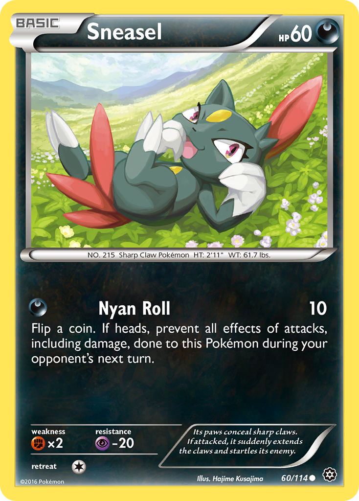 Sneasel (60/114) [XY: Steam Siege] | Enigma On Main